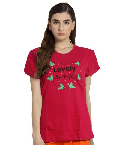 T.SHIRT SWANGIYA Women DARK PINK