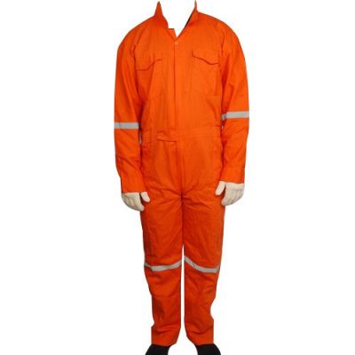 Cover All Fort Make Orange Boiler Suit