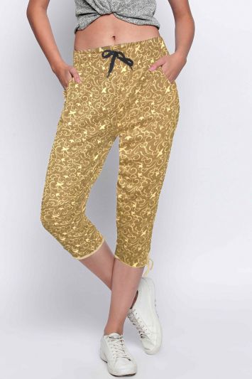 Women Beige Capri SWANGIYA