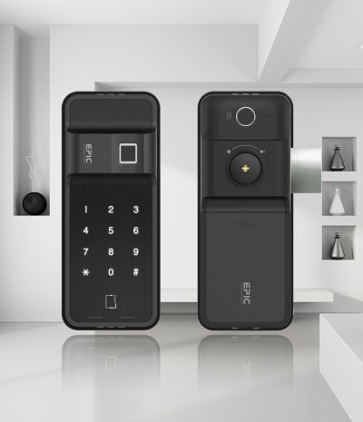 Digital Door Lock ES-FF730G (Both Side Fingerprint ) Bluetooth