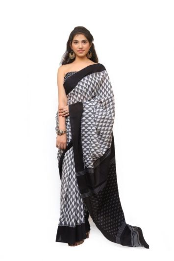 Adorable Fancy Festival Mulmul Saree