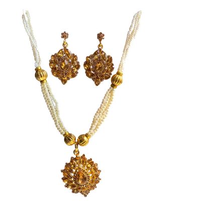 Pearl Gold-plated-Jewel-Set