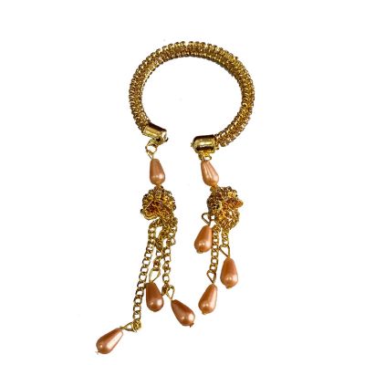 Alloy Golden Coated Charm Bracelet