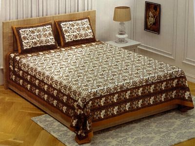 Jaipuri Designer Double Bed Sheet Set 220X275