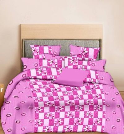 Minu 160 TC Cotton Double Printed Bedsheet