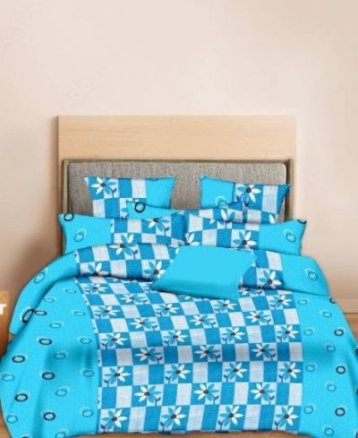 Minu Cotton Double King Size Printed Bedsheet