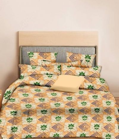 Minu 160 TC Cotton Double King Size Printed Bedsheet