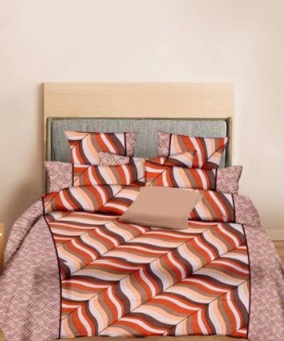 Minu 160 TC King Size Cotton Double Printed Bedsheet