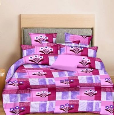 Minu Double Bed King Size Printed Pure Cotton Bedsheet