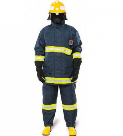 Nomex Fire Fighter Suit With Helmet, Boots, Gloves