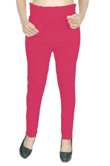 WANGIYA Active Bottomwear PLEATS-Pink