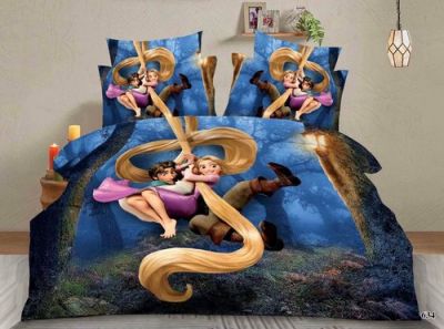 Kiddzy Cartoon Bedsheet Single Bedsheet Cinderella 153 X 229 CM
