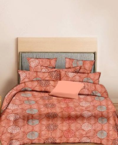 Minu Double Bed Printed Pure Cotton King Size Cotton Minu Bedsheet
