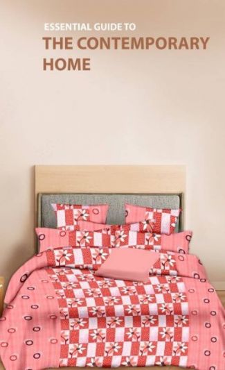 Minu Double Bed Printed Pure Cotton King Size Cotton Multicolor Bedsheet