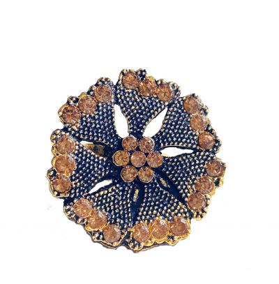 Gold Oxidized Ring for Women Adjustable & Stylish Alloy Gold Plated Ring Heart Shape