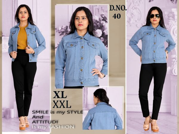 light blue spring jacket