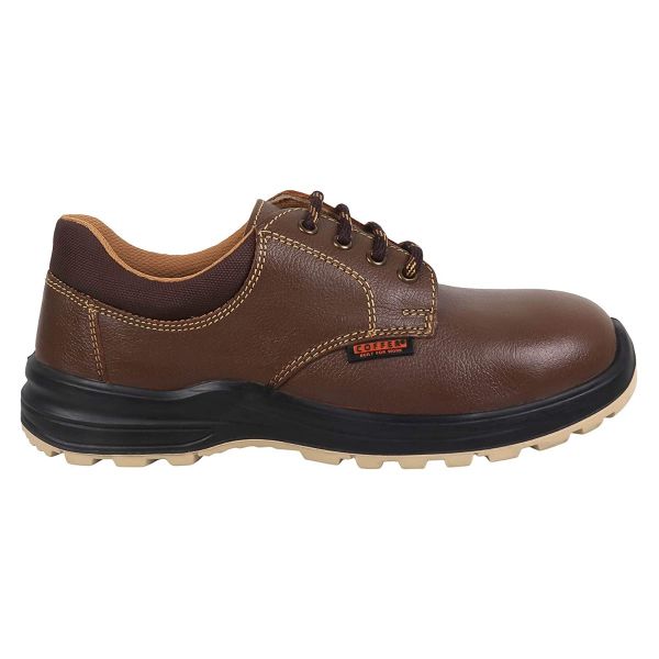 Coffer Brown Double Sole ISI Mark Safety Shoes