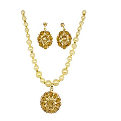 Pearl Gold-plated Jewel Set
