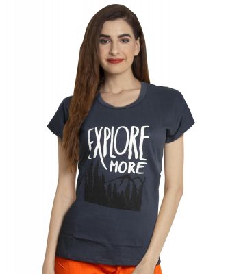 T.SHIRT SWANGIYA Women DARK GREY