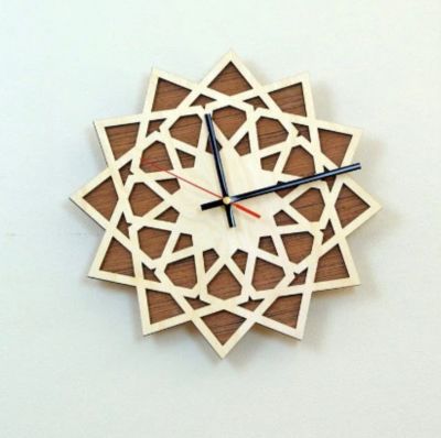 2 LAYERED CLOCKS Embossed 2