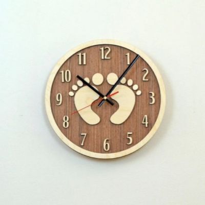 2 LAYERED CLOCKS Embossed 5