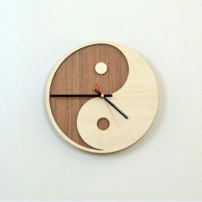2 LAYERED CLOCKS YinYan
