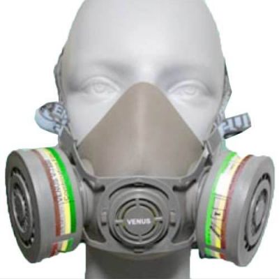 Half Mask Double Cartridge