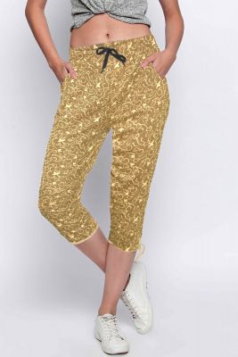 Women Beige Capri SWANGIYA