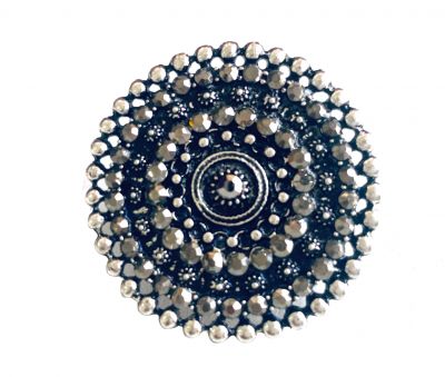 Oxidised Silver Toned Adjustable Ring  Silver for Women