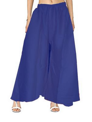 SWANGIYA Palazzo For Women Blue - Free Size