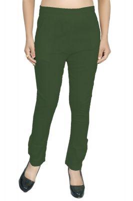 SWANGIYA Active Bottomwear CIGAR-PANTS-Green