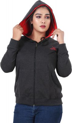 Zipper Jacket (Jackets for Women) Swangiya Dark Grey