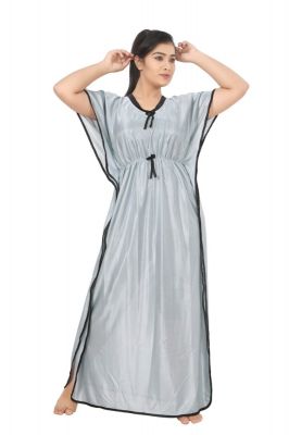 SWANGIYA KAFTAN-GREY-Free Size