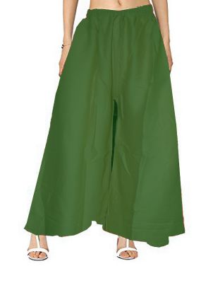 SWANGIYA Palazzo For Women Green - Free Size