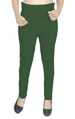 SWANGIYA Active Bottomwear Green-PLEATS