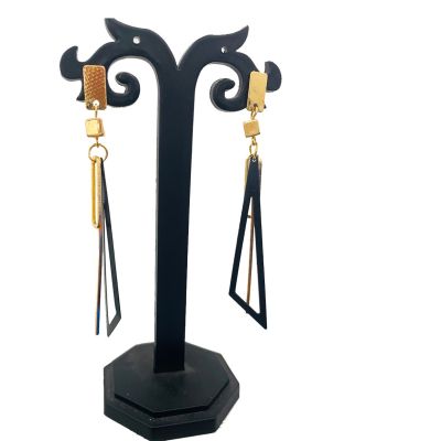 Trangle Long Earrings Jewellery Alloy, Zinc Drops & Danglers