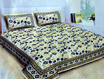 Jaipuri Designer Double Bed Sheet Set 220X275