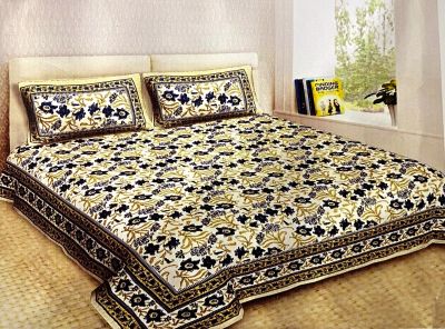 Designer_Double Bed Sheet Set Jaipuri_ 220X275