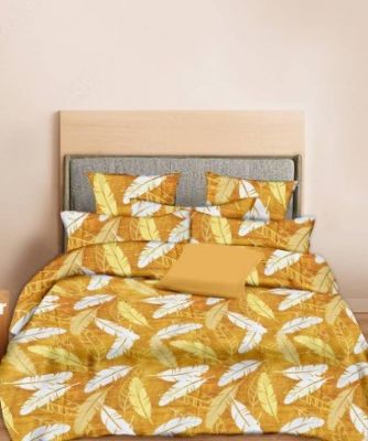 Minu King Size Cotton Double Printed Bedsheet