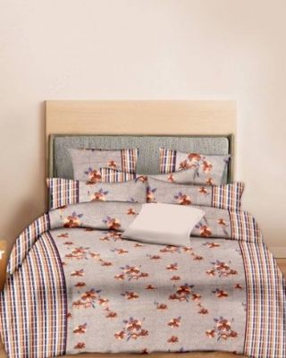 Minu King Size Double Printed Pure Cotton Bedsheet