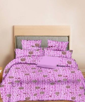 Minu King Size Double Printed Pure Cotton Bedsheet