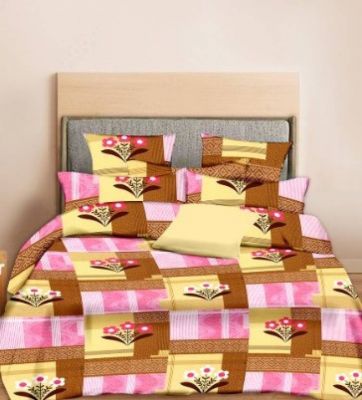 Minu Double Bed Printed Pure Cotton Bedsheet