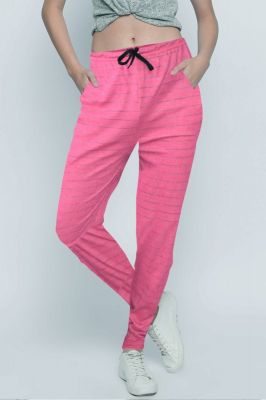 Striped Women Joggers Pink SWANGIYA