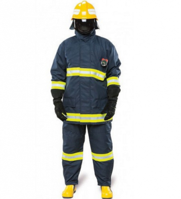 Nomex Fire Fighter Suit With Helmet, Boots, Gloves