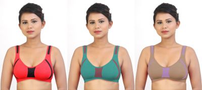 Swangiya Pineapple- Multicolor- (Red-Rust-Rama) Pack Of - 3