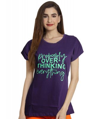 T.SHIRT SWANGIYA Women PURPLE