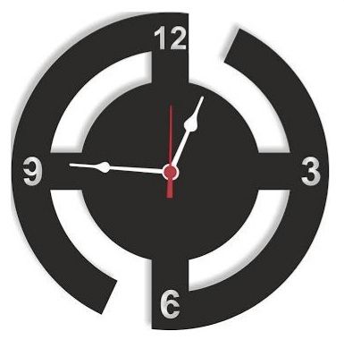 GEOMATRIC CLOCKS Round Swastik