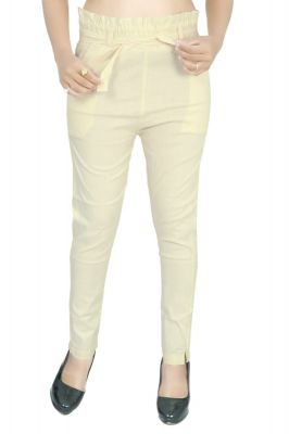 SWANGIYA Active Bottomwear PLEATS-Beige