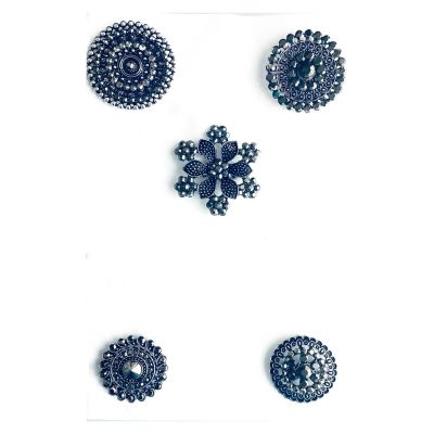 Oxidised Silver Toned Adjustable Ring  Silver for Women Pack Of - 5